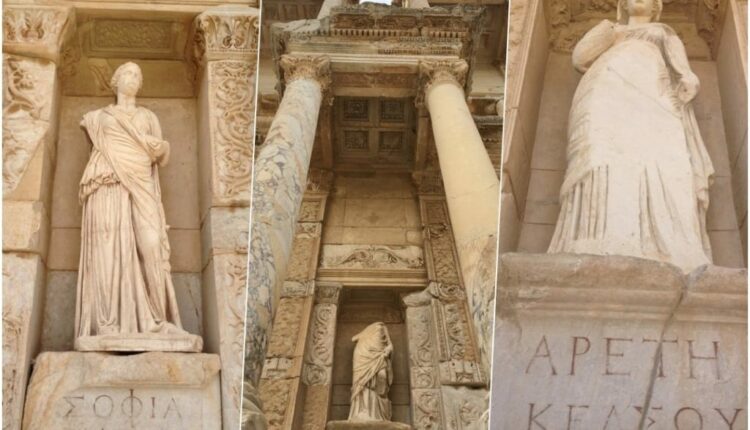 تماثيل مكتبة سيلسوس