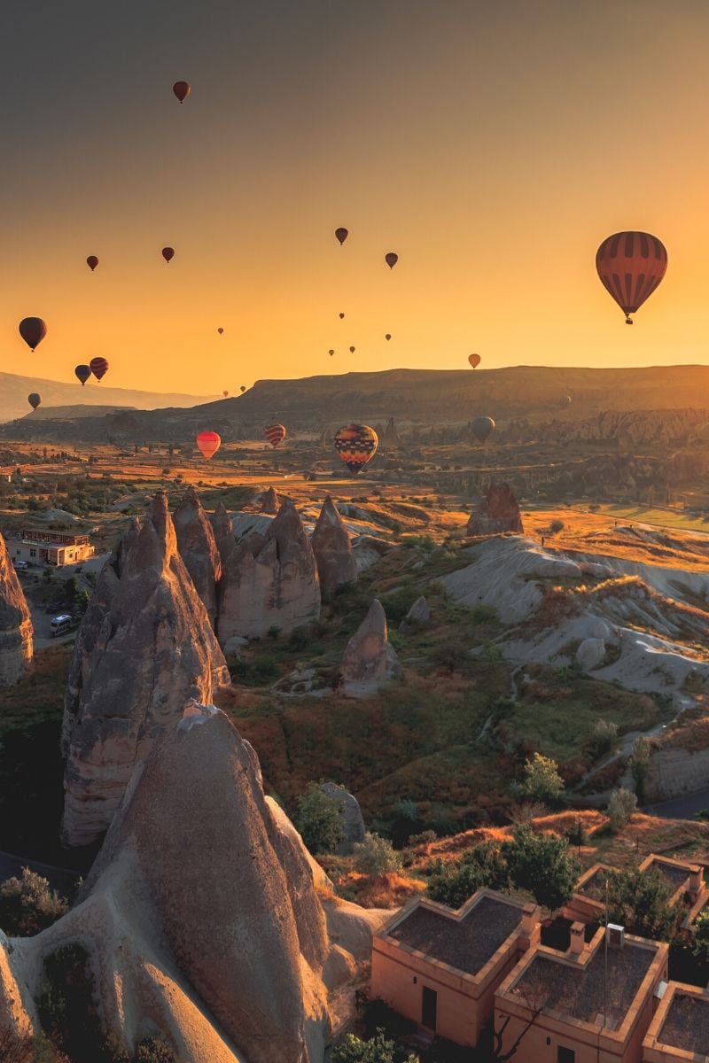 رحلة شروق الشمس بمنطاد الهواء الساخن ، كابادوكيا