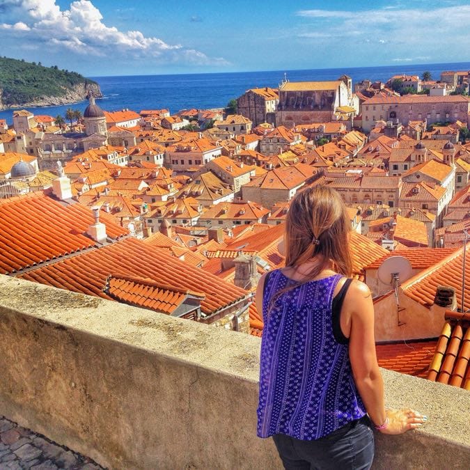 منظر لا يصدق من جدران مدينة دوبروفنيك