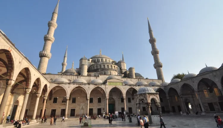 المسجد الأزرق في اسطنبول تركيا